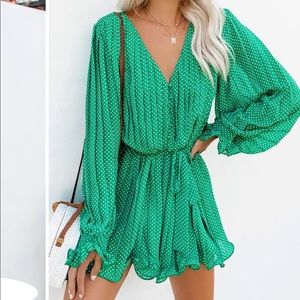 Endless Rose Dot Romper | size XS